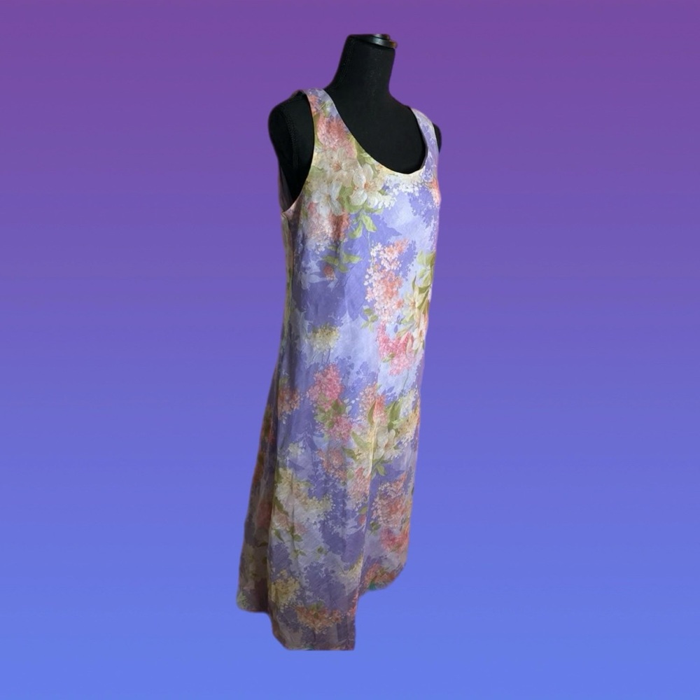 R&K Floral Maxi Dress - Purple and Pink coquette cottagecore
